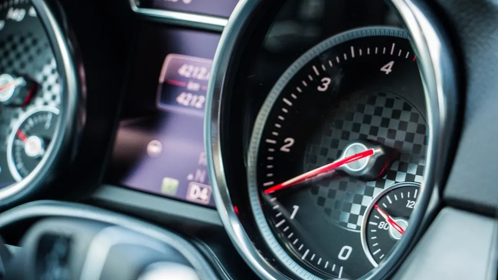 Car speedometer and gauges